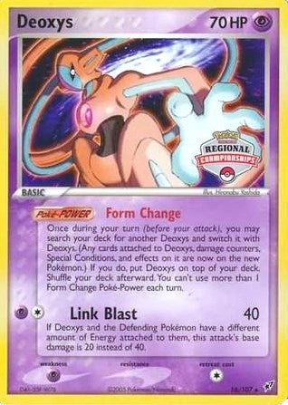 Image for Deoxys - 16/107 (Regional Championships) (016/107) - Pokemon