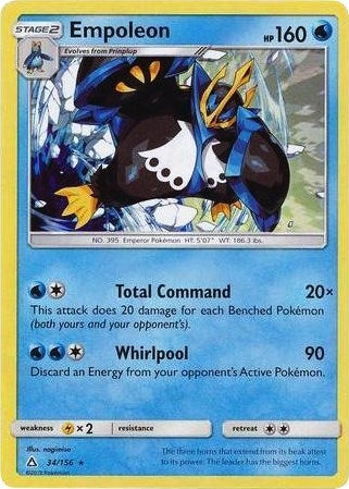Image for Empoleon - 34/156 (Cracked Ice Holo) (034/156) - Pokemon