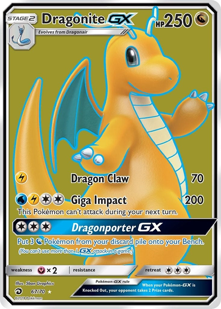 Image for Dragonite GX (Full Art) (67/70) - Pokemon