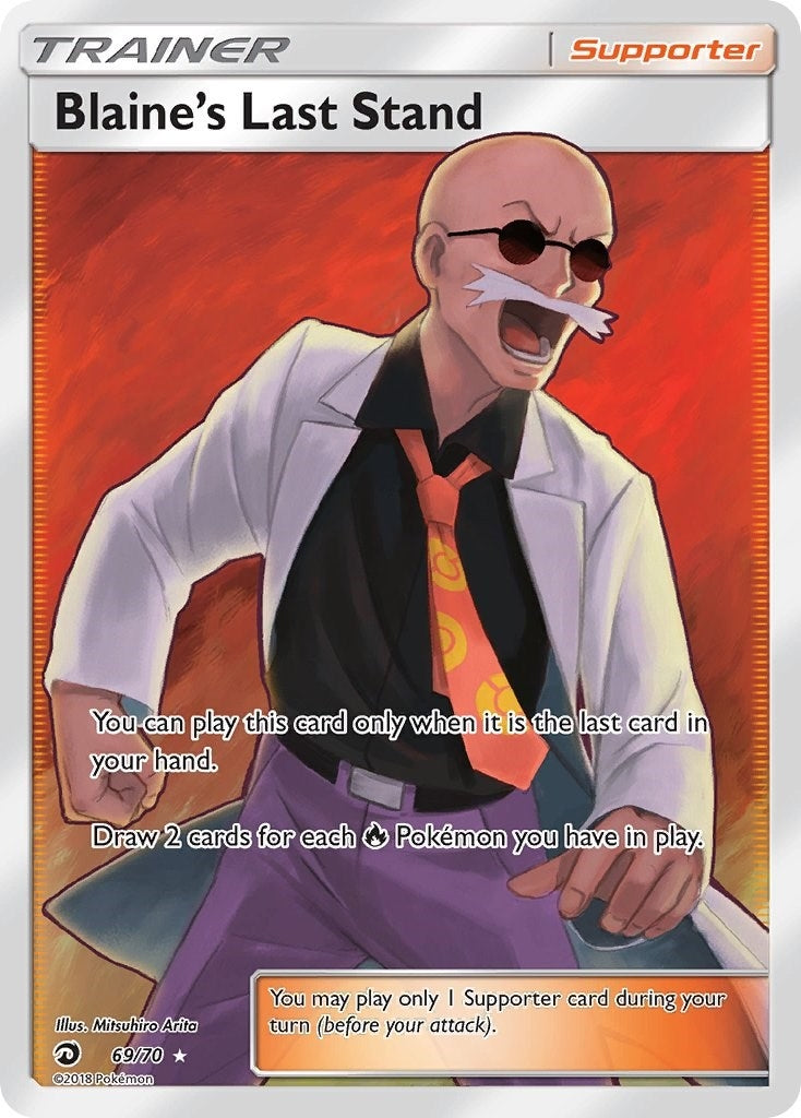 Image for Blaine's Last Stand (Full Art) (69/70) - Pokemon