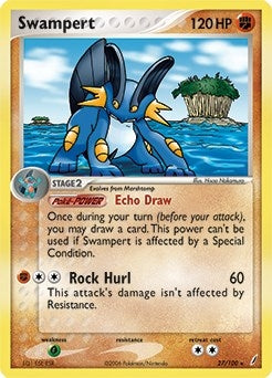Image for Swampert - 27/100 (EX Crystal Guardians) (027/100) - Pokemon