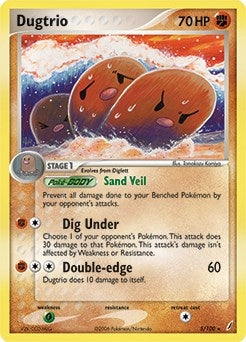 Image for Dugtrio - 5/100 (EX Crystal Guardians) (005/100) - Pokemon
