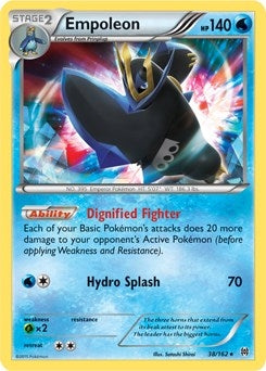 Image for Empoleon - 38/162 (Battle Arena Deck Exclusive) (038/162) - Pokemon