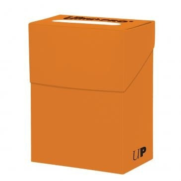 Image for Solid Color Deck Box - Pumpkin Orange (No Front Logo) - Deck Boxes