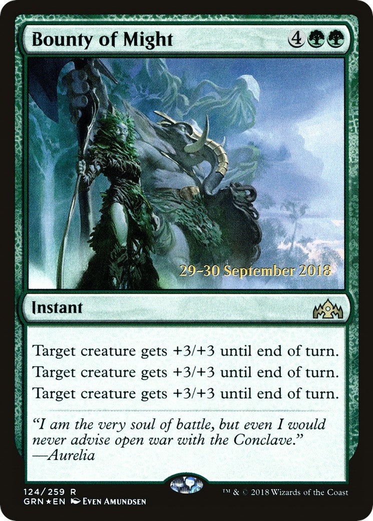 Image for Bounty of Might (124) - Magic: The Gathering