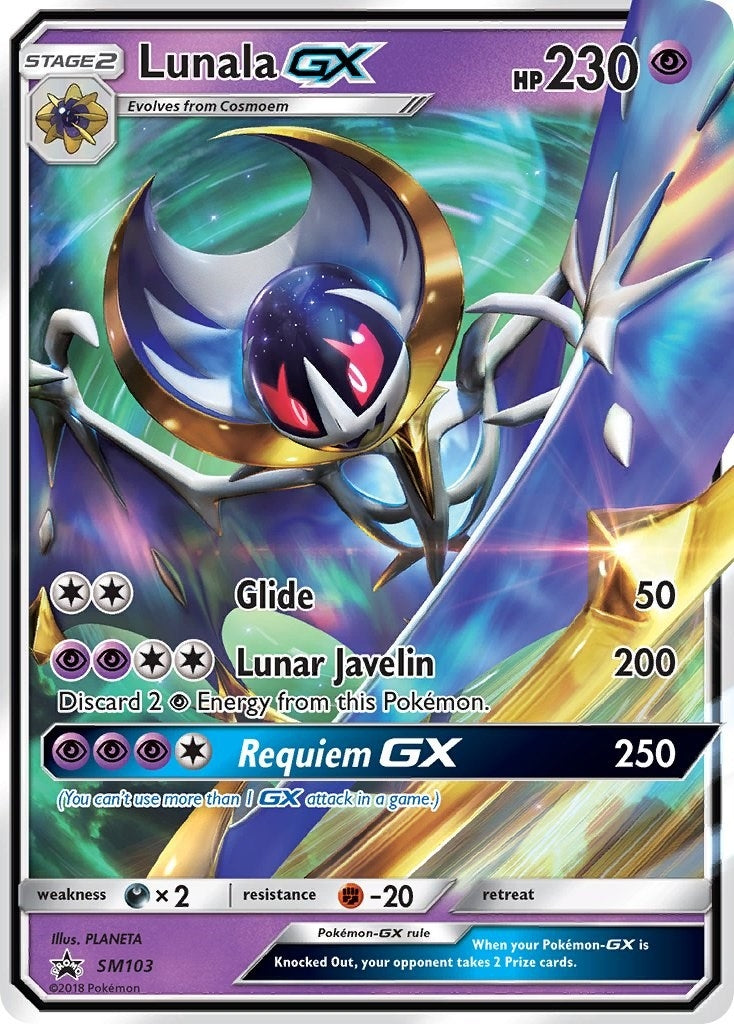 Image for Lunala GX - SM103 (SM103) - Pokemon