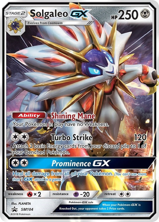 Image for Solgaleo GX - SM104 (SM104) - Pokemon