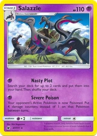Image for Salazzle - 47/111 (SM Crimson Invasion) (047/111) - Pokemon