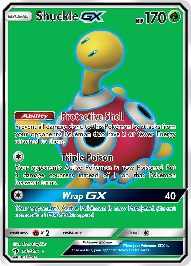 Image for Shuckle GX (Full Art) (195/214) - Pokemon