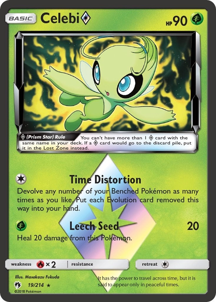 Image for Celebi Prism Star (19/214) - Pokemon