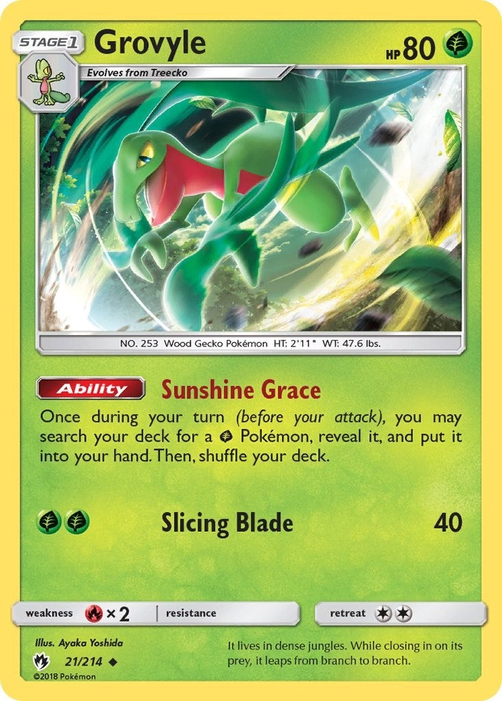 Image for Grovyle (21/214) - Pokemon