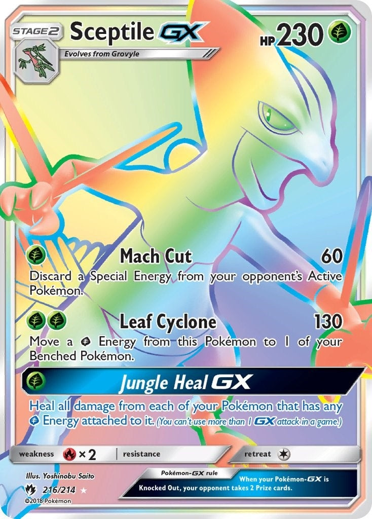 Image for Sceptile GX (Secret) (216/214) - Pokemon