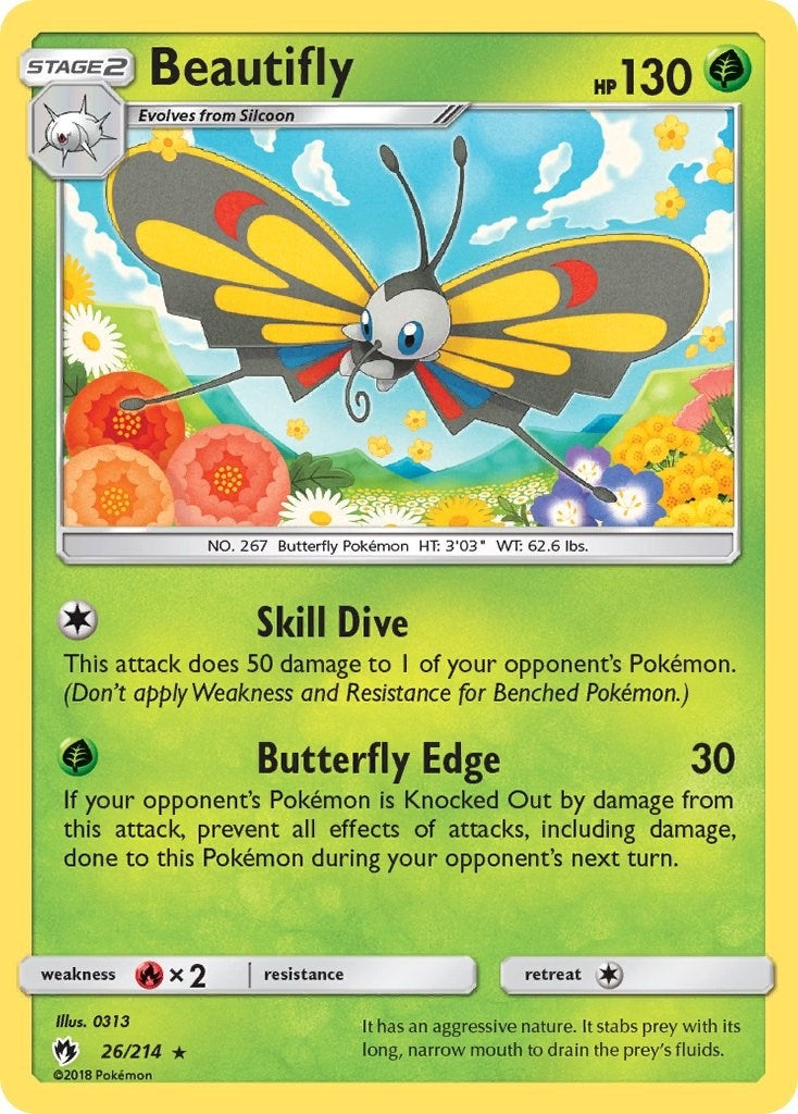 Image for Beautifly (26/214) - Pokemon