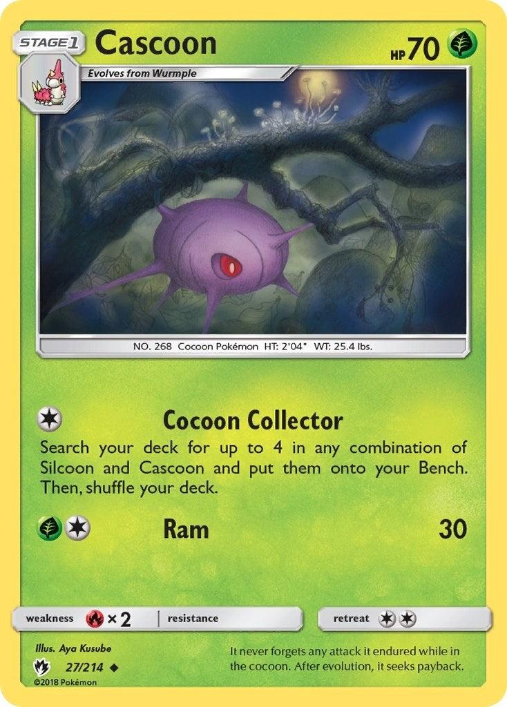 Image for Cascoon (27/214) - Pokemon