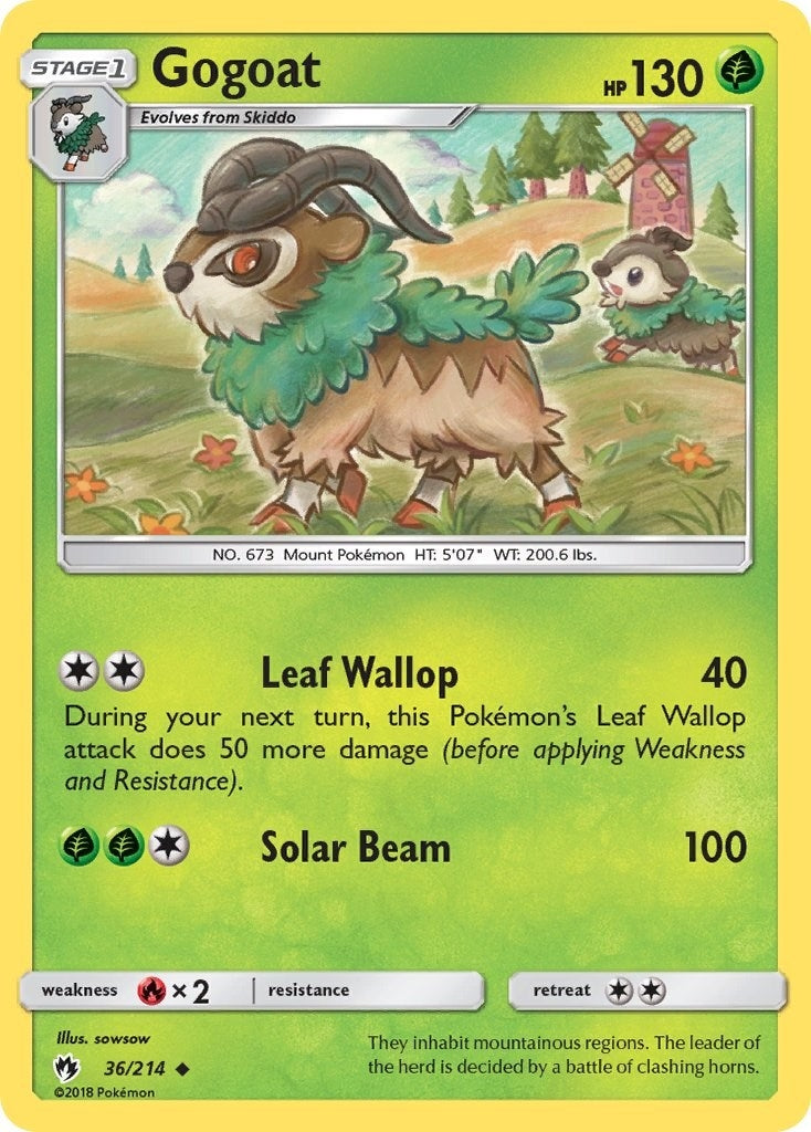Image for Gogoat (36/214) - Pokemon