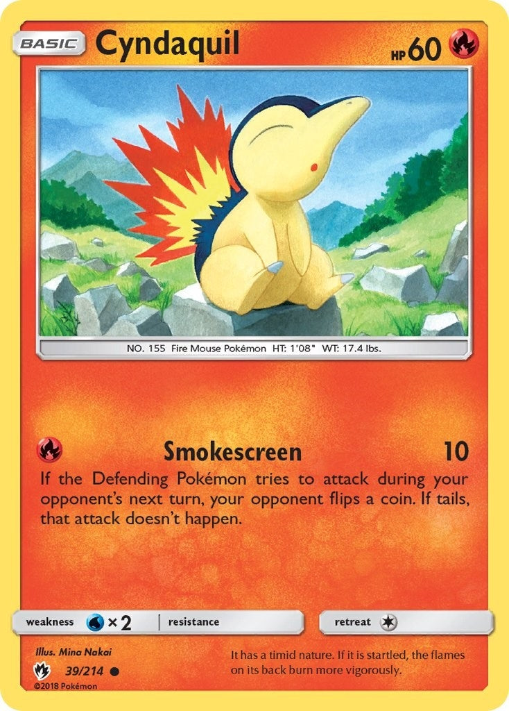 Image for Cyndaquil (39) (39/214) - Pokemon