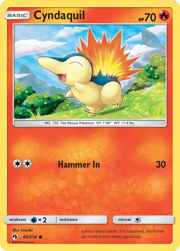 Image for Cyndaquil (40) (40/214) - Pokemon