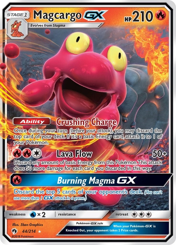 Image for Magcargo GX (44/214) - Pokemon