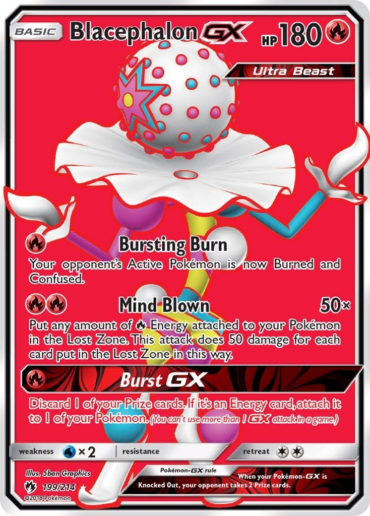 Image for Blacephalon GX (Full Art) (199/214) - Pokemon