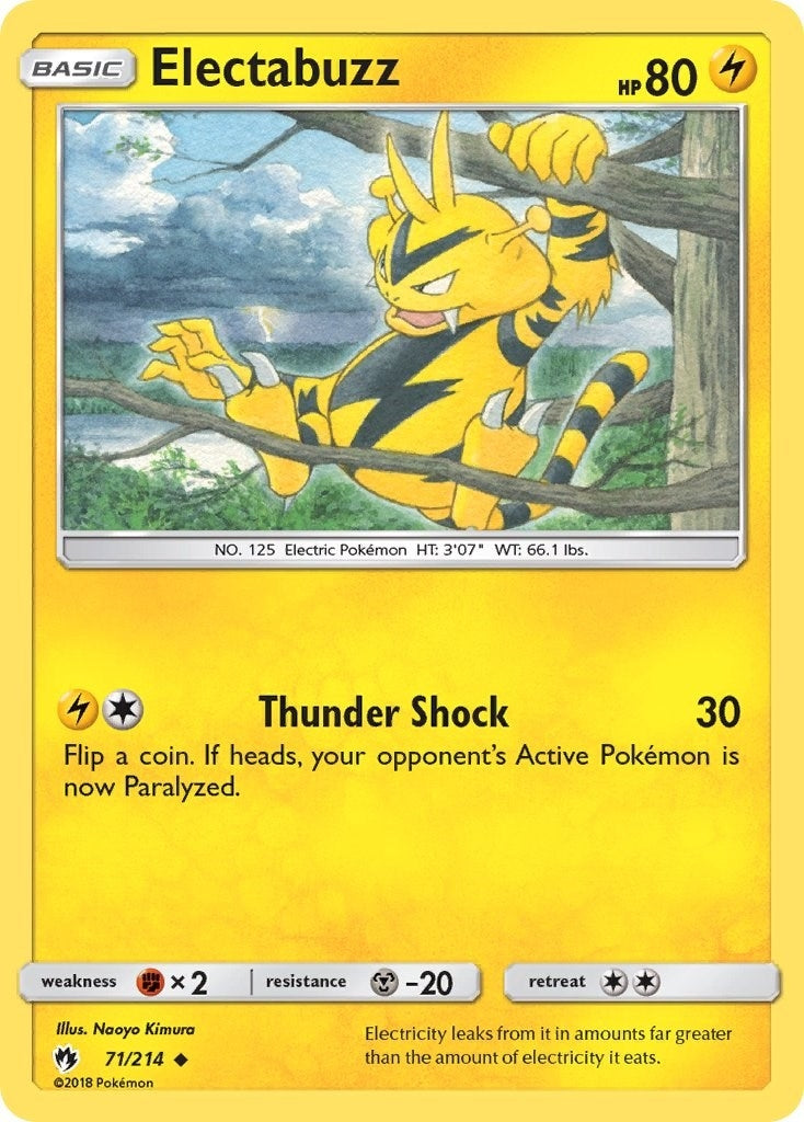 Image for Electabuzz (71/214) - Pokemon