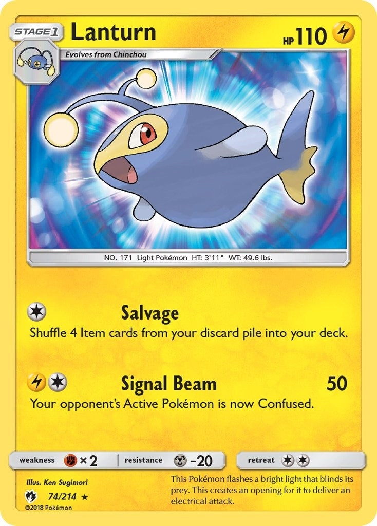 Image for Lanturn (74/214) - Pokemon