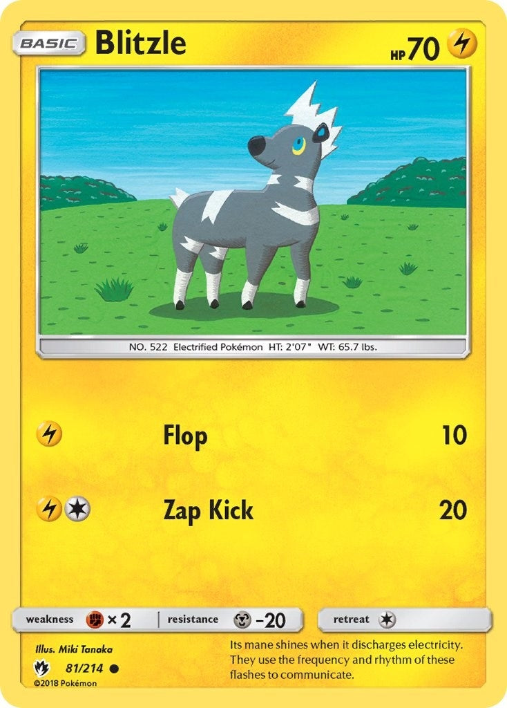 Image for Blitzle (81/214) - Pokemon