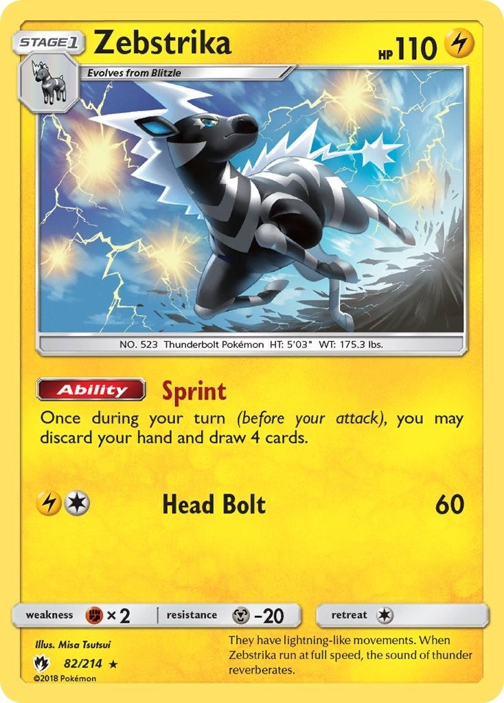 Image for Zebstrika (82/214) - Pokemon