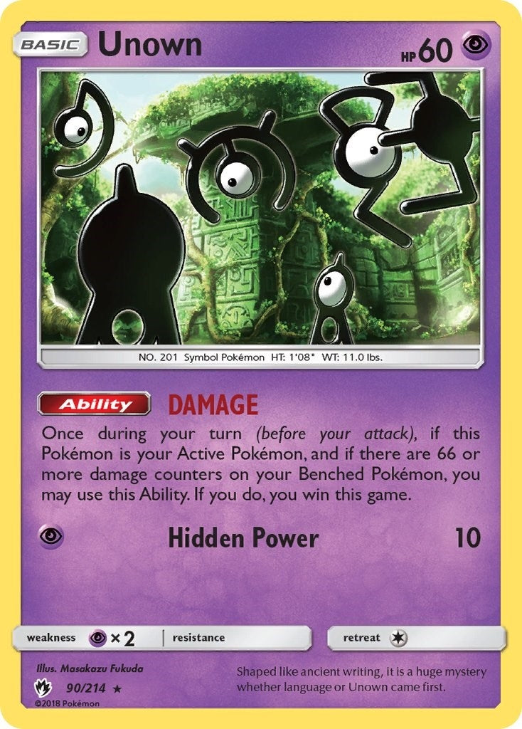 Image for Unown (90) (90/214) - Pokemon