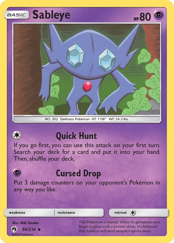 Image for Sableye (96/214) - Pokemon
