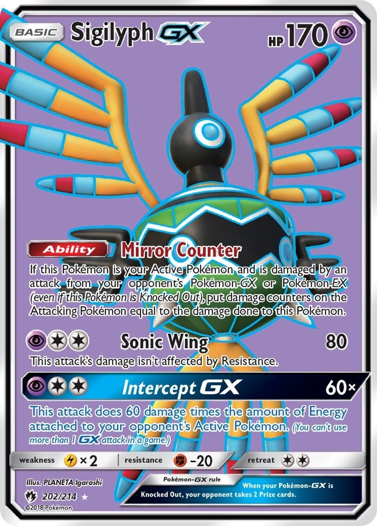 Image for Sigilyph GX (Full Art) (202/214) - Pokemon