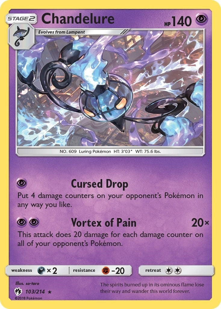 Image for Chandelure (103/214) - Pokemon