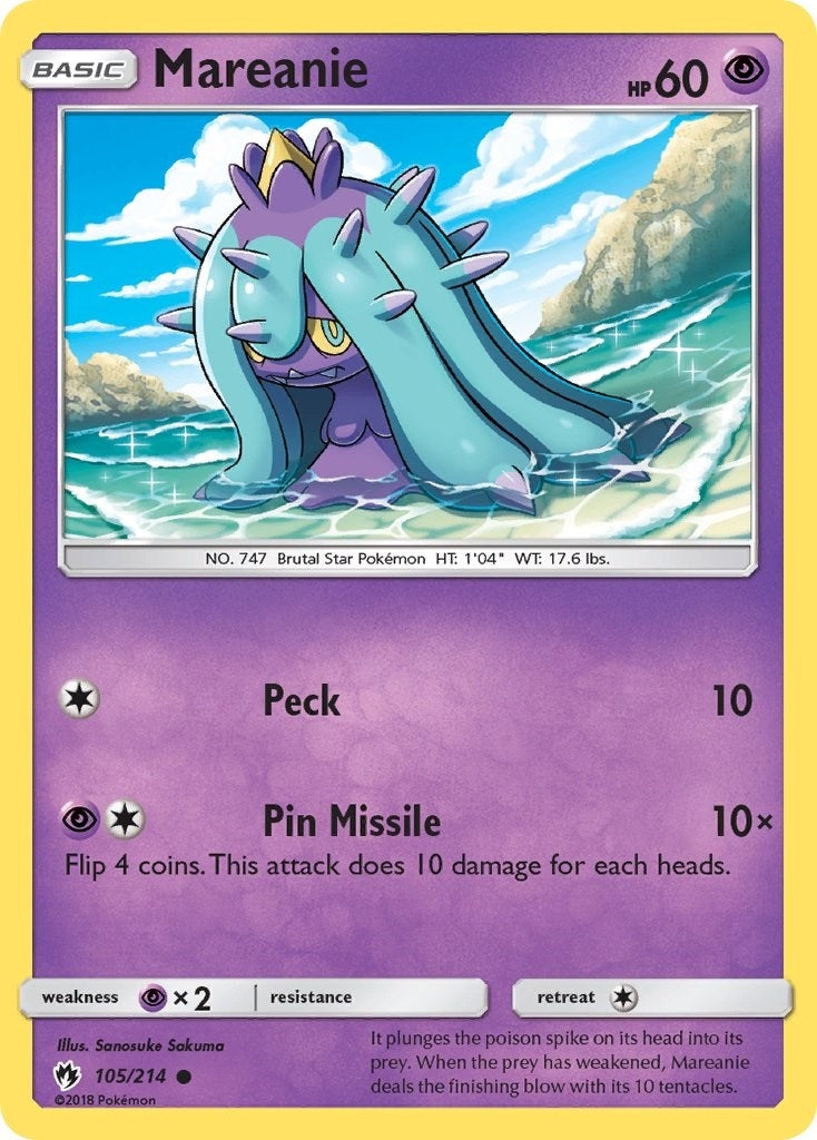 Image for Mareanie (105) (105/214) - Pokemon