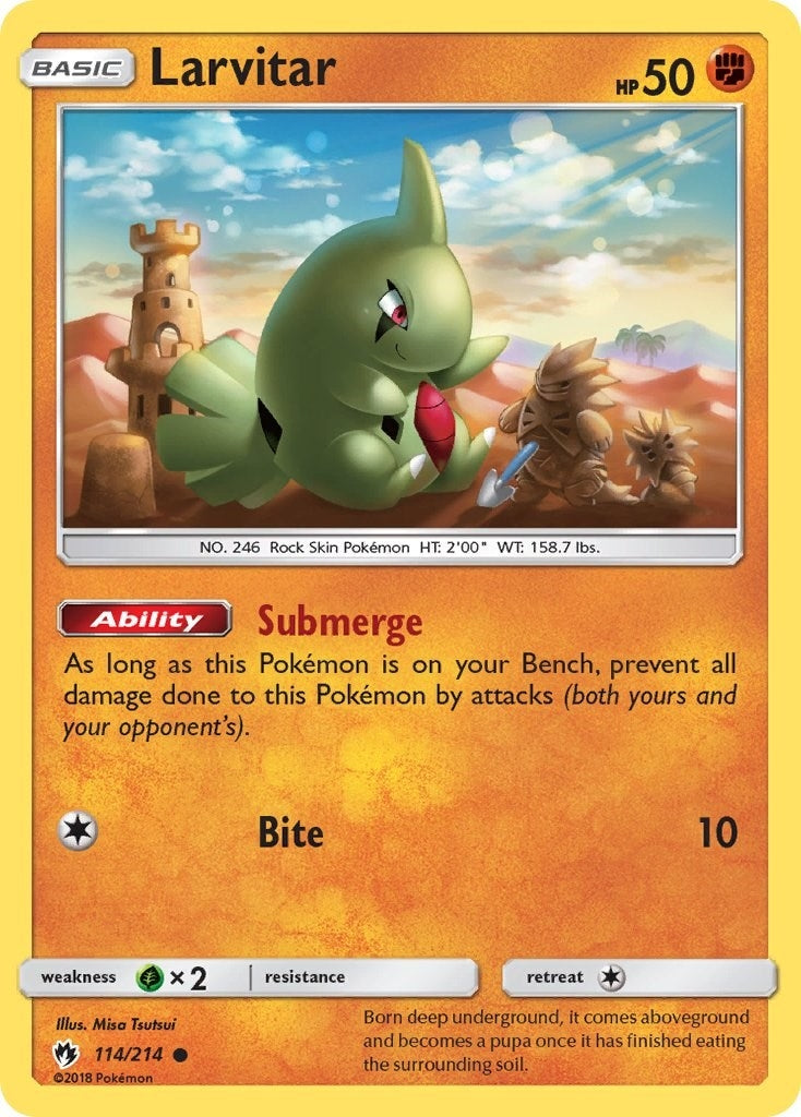 Image for Larvitar (114) (114/214) - Pokemon