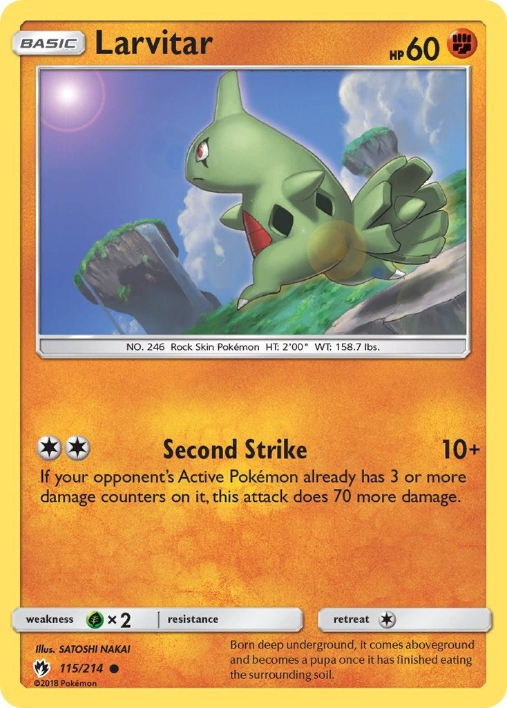 Image for Larvitar (115) (115/214) - Pokemon