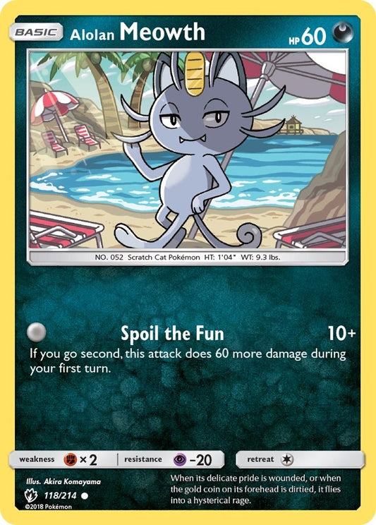 Alolan Meowth (118/214)