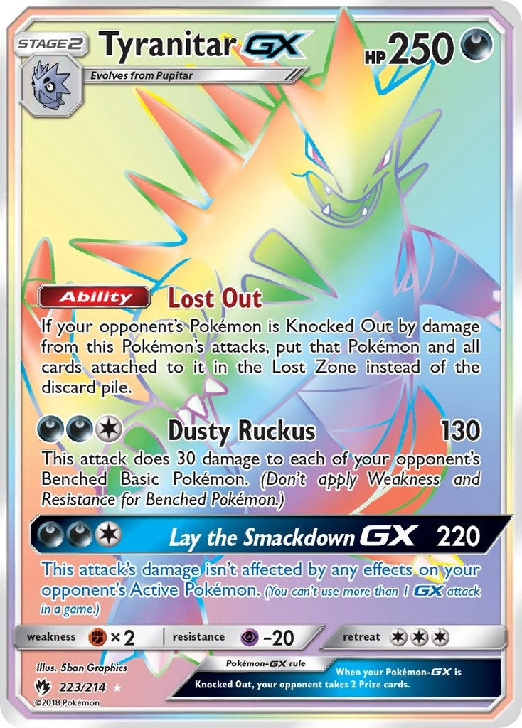 Image for Tyranitar GX (Secret) (223/214) - Pokemon