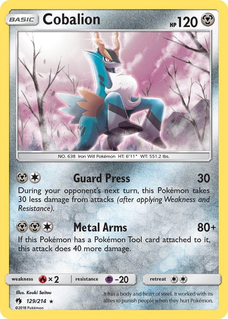 Image for Cobalion (129/214) - Pokemon