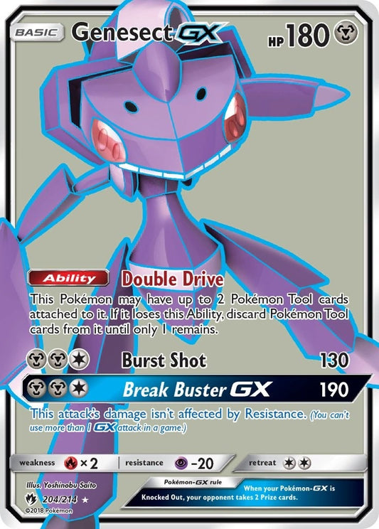 Image for Genesect GX (Full Art) (204/214) - Pokemon