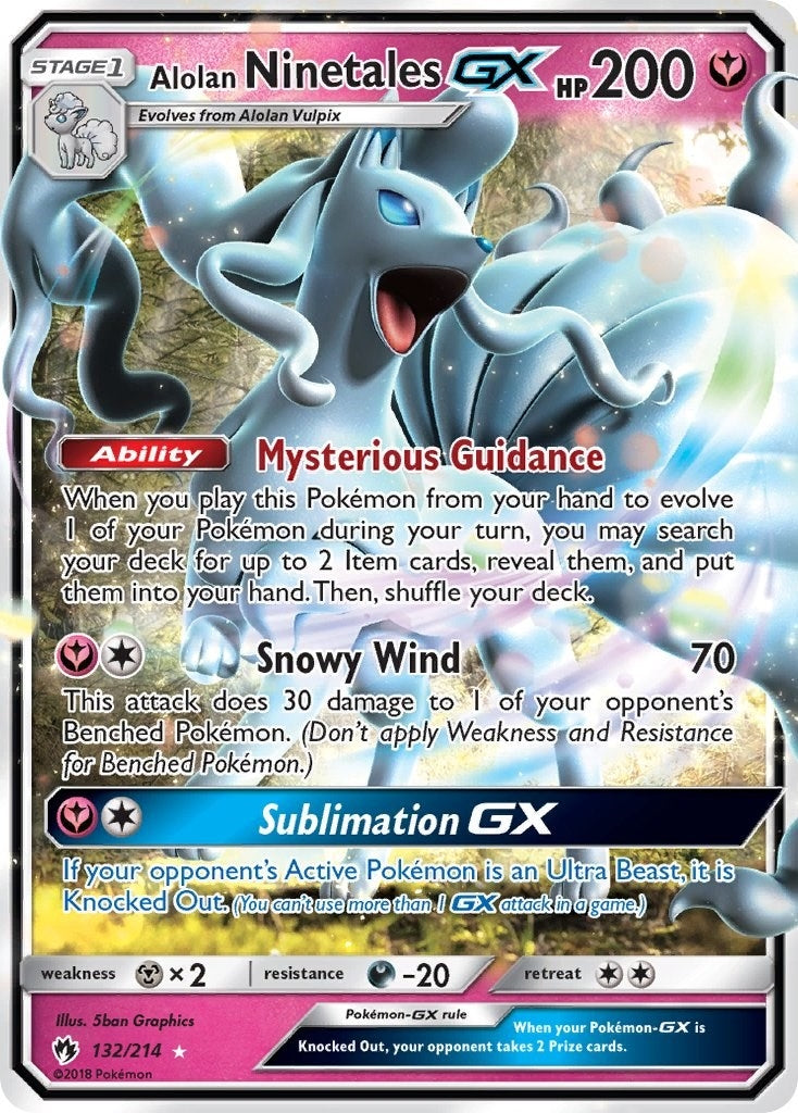Alolan Ninetales GX (132/214)