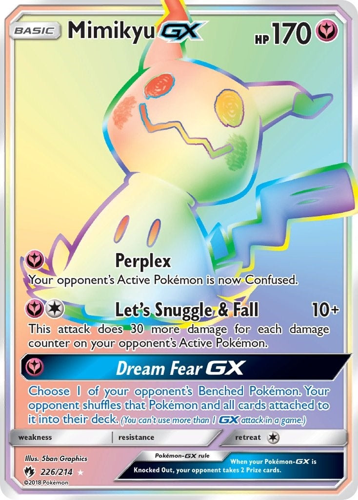 Image for Mimikyu GX (Secret) (226/214) - Pokemon