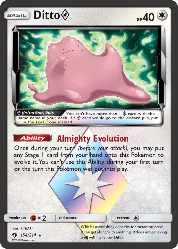 Image for Ditto Prism Star (154/214) - Pokemon
