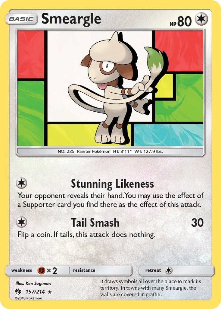 Image for Smeargle (157/214) - Pokemon
