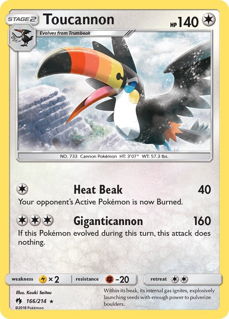 Image for Toucannon (166/214) - Pokemon