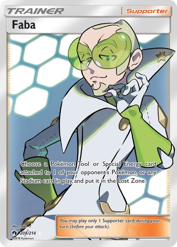 Image for Faba (Full Art) (208/214) - Pokemon