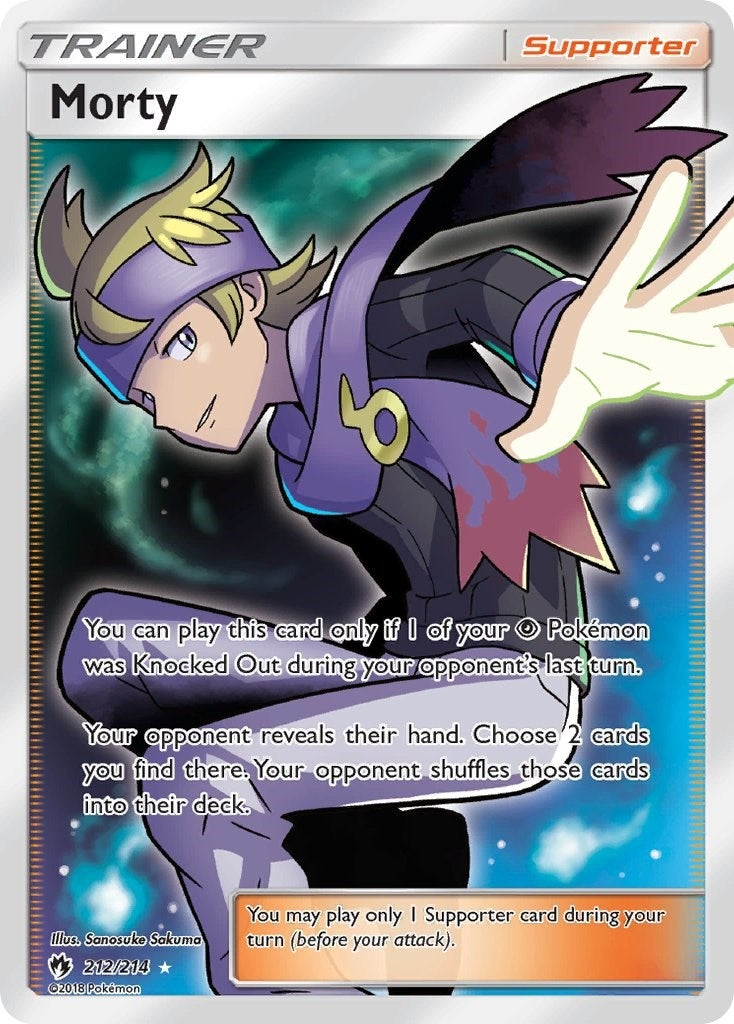 Image for Morty (Full Art) (212/214) - Pokemon