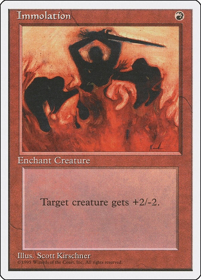 Image for Immolation - Magic: The Gathering