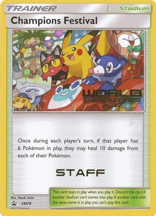 Image for Champions Festival - SM78 (World Championships 2017) [Staff] (SM78) - Pokemon