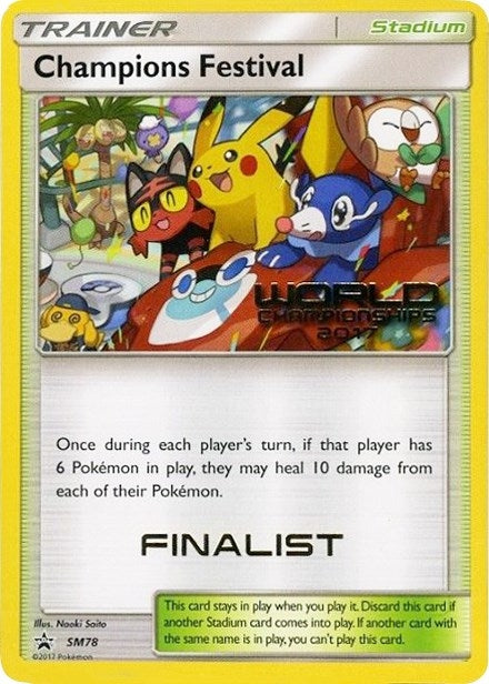 Image for Champions Festival - SM78 (World Championships 2017) [Finalist] (SM78) - Pokemon