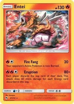 Image for Entei - 47/214 (SM Lost Thunder) (047/214) - Pokemon