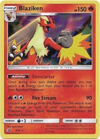 Image for Blaziken - 6/70 (Dragon Majesty) (006/070) - Pokemon